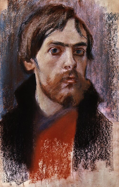 Selbstporträt., 1895, Stanisław Wyspiański