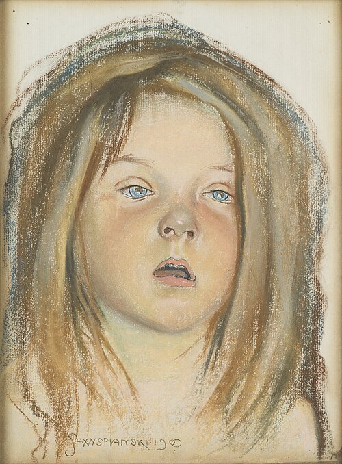 Head of Helenka, 1900, Stanisław Wyspiański