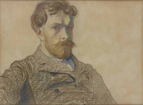 Self-portrait of Stanisław Wyspiański, 1903, Stanisław Wyspiański