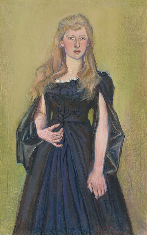 Portrait of a young lady, 1894, Stanisław Wyspiański