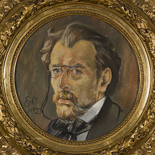 Portrait of Adam Chmiel, 1899, Stanisław Wyspiański