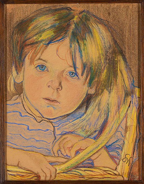 Portret dziecka, 1901, Stanisław Wyspiański