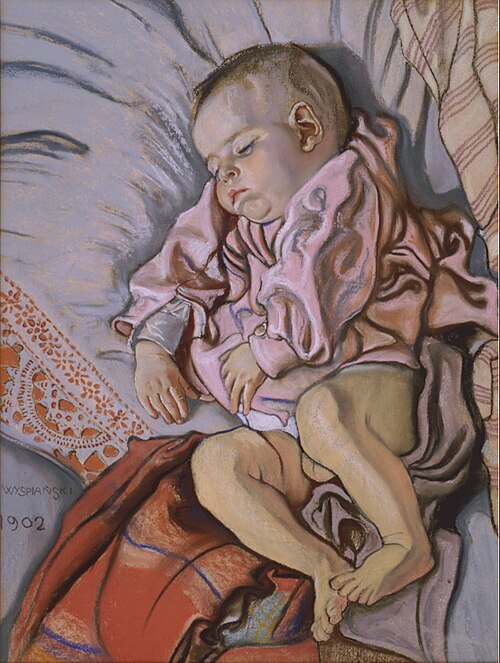 Sleeping Staś, 1902, Stanisław Wyspiański