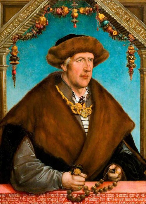 Christoph von Laiming in His 59th Year, 1517, Hans Wertinger