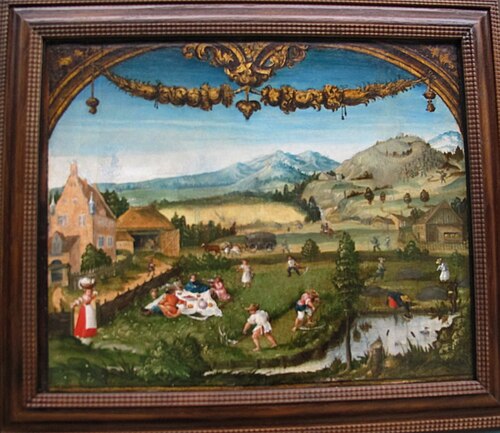 Labors of the Months: June, 1521, Hans Wertinger
