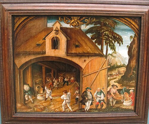 Labors of the Months: August, 1521, Hans Wertinger
