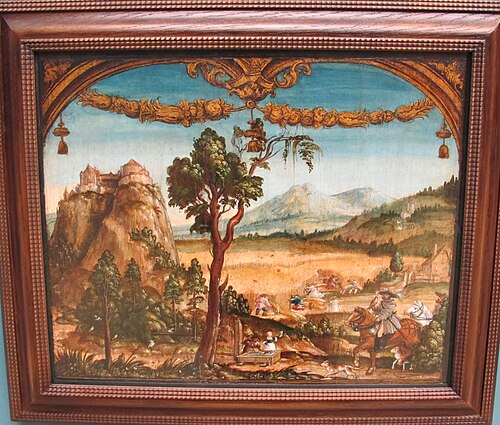 Labors of the Months: July, 1521, Hans Wertinger