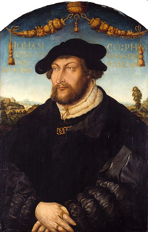 Portrait of the Count Palatine Johann III, 1526, Hans Wertinger