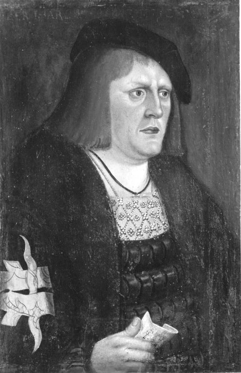 Portrait of Margrave Bernhard III von Baden, 1499, Hans Wertinger