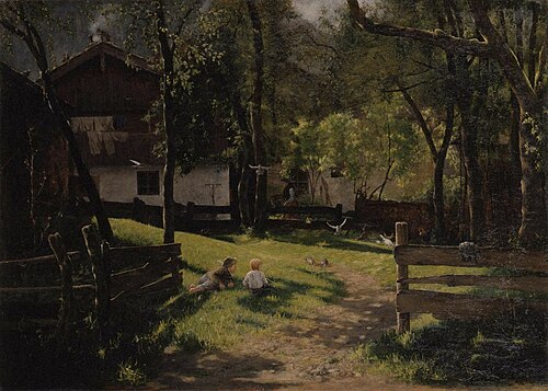 Paysage, 1886, Harada Naojirō
