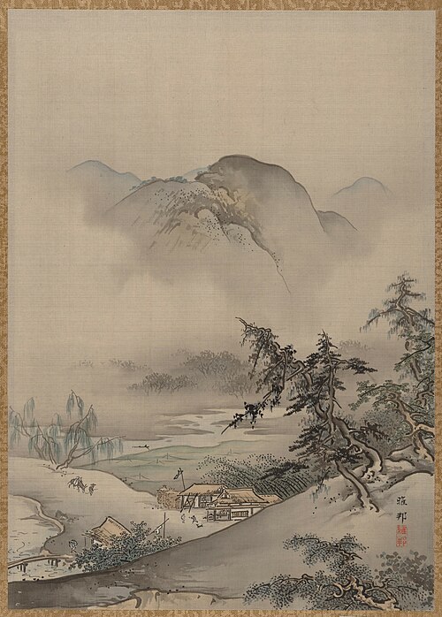 Paysage, 1887, Hashimoto Gahō