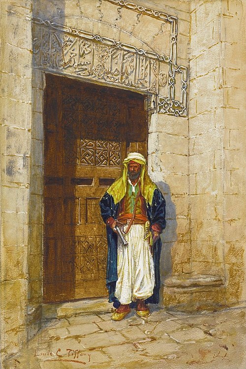 Arabian Subject, 1880, Louis Comfort Tiffany