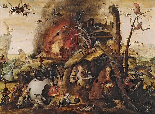 La Tentation de saint Antoine, 1550, Jan Mandyn