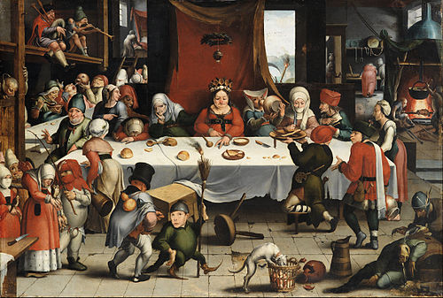 Burlesque Feast, 1550, Jan Mandyn