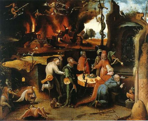 La Tentation de saint Antoine, 1539, Jan Mandyn