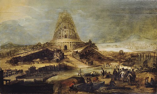 La Tour de Babel, 1550, Hendrik III van Cleve