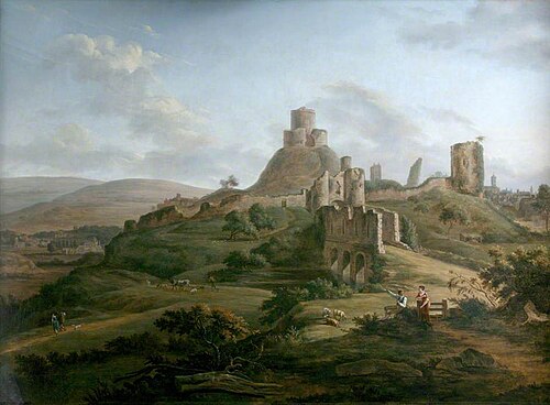 Launceston Castle, 1762, Hendrik de Cort