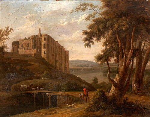 Carew Castle, Pembrokeshire, 1800, Hendrik de Cort