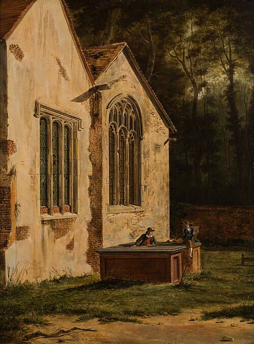 The Tomb of Gray, Stoke Poges, Bucks, 1797, Hendrik de Cort