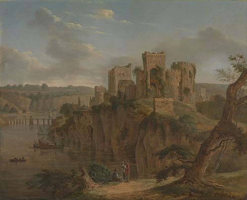 Chepstow Castle, 1795, Hendrik de Cort