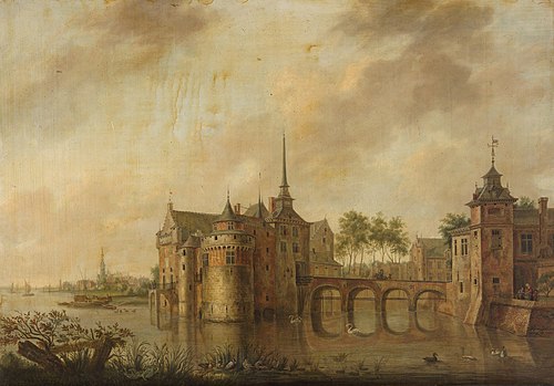 Schloß Temsch an der Schelde, 1774, Hendrik de Cort