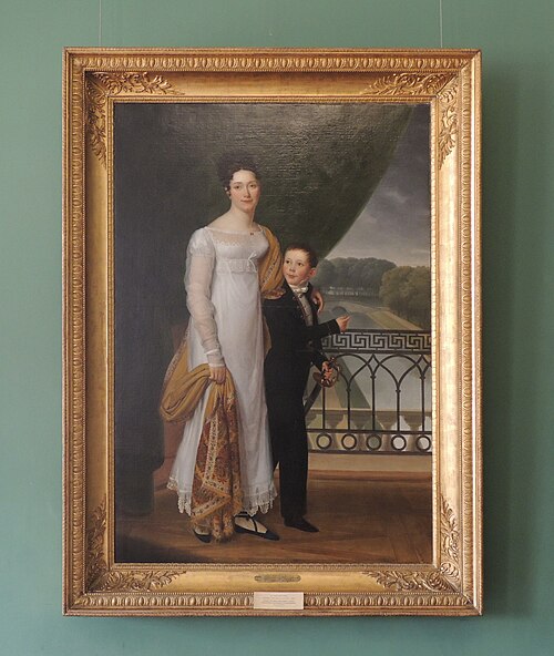 J. Fridrix with Son, 1815, Henri-François Riesener