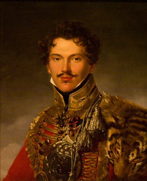 Portrait of P.P. Lachinov, 1821, Henri-François Riesener