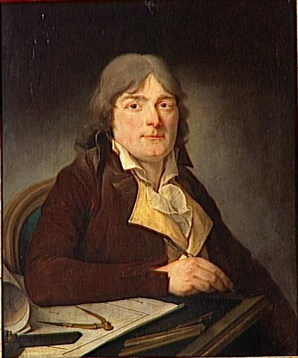 Portrait de Samson Nicolas Lenoir dit "le Romain", architecte français (1726-1810), , Henri-Pierre Danloux