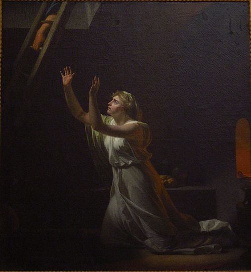 Le supplice d'une vestale, 1790, Henri-Pierre Danloux