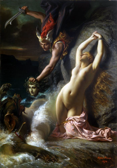 Andromède enchaînée au rocher, 1874, Henri-Pierre Picou