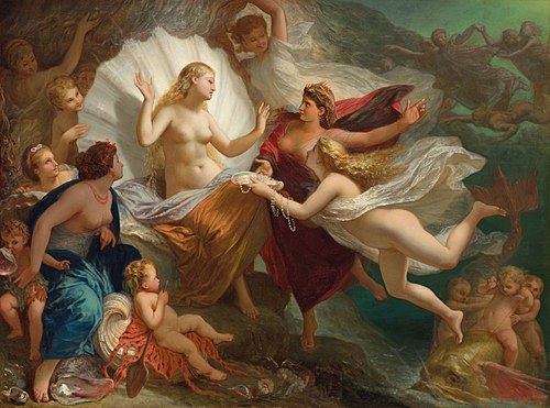 The Birth of Venus, 1874, Henri-Pierre Picou