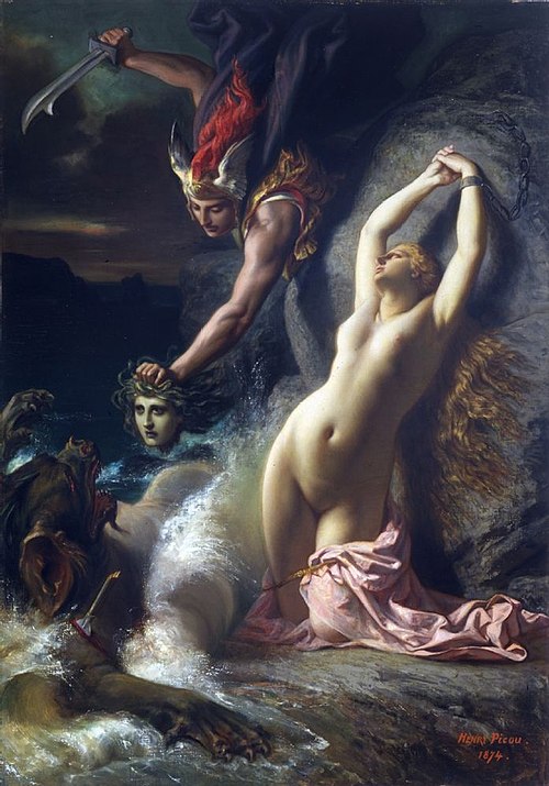 Andromeda Chained to a Rock, 1874, Henri-Pierre Picou