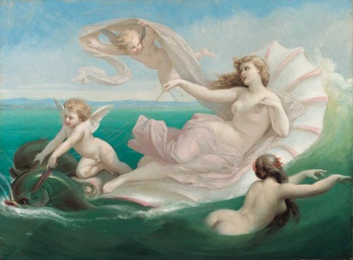Sea nymphs, 1871, Henri-Pierre Picou