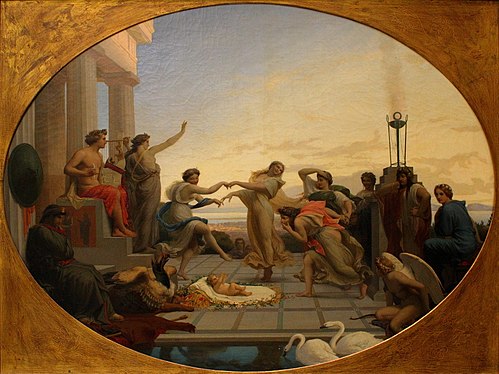 La Naissance de Pindare, 1848, Henri-Pierre Picou