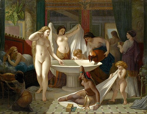 Jeunes Femmes au bain, 1879, Henri-Pierre Picou