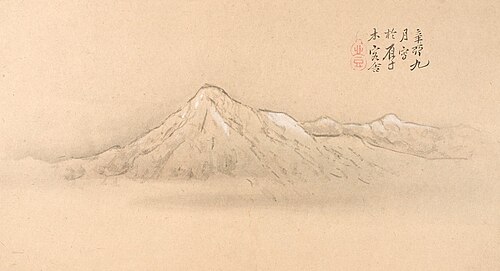 One of Six Views of Atsugi, 1831, Watanabe Kazan