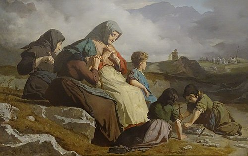 Souvenir de La Grave en Oisans, 1855, Henri Blanc-Fontaine