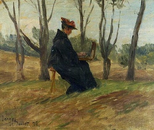 Portrait de Marie Duhem, 1893, Henri Duhem