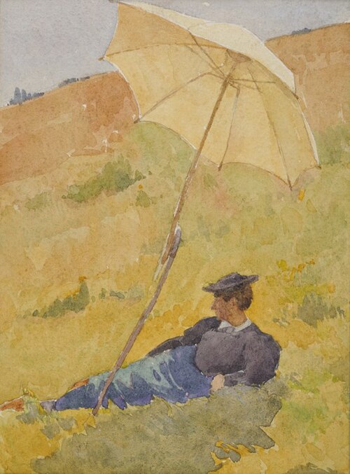 portrait de Marie Duhem, 1898, Henri Duhem