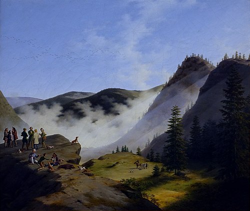À la Wormsa, 1828, Henri Lebert
