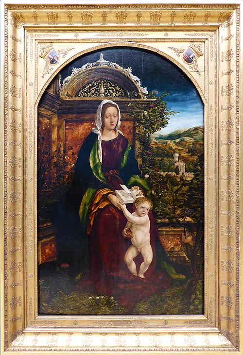 Maria with the child, 1509, Hans Burgkmair