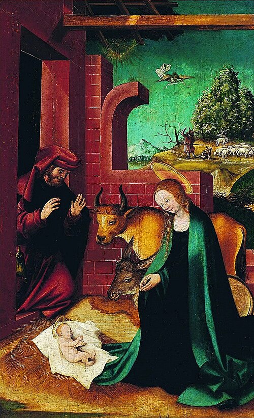 Adoration de l'Enfant, 1520, Hans Burgkmair