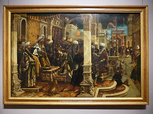 Esther before Ahasuerus, 1528, Hans Burgkmair
