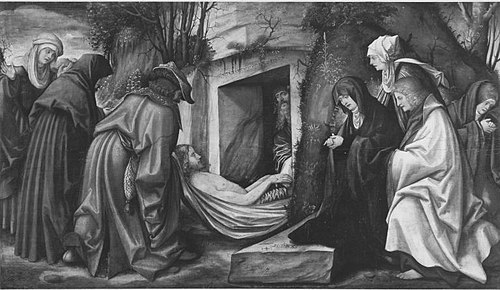 Grablegung Christi, 1521, Hans Burgkmair