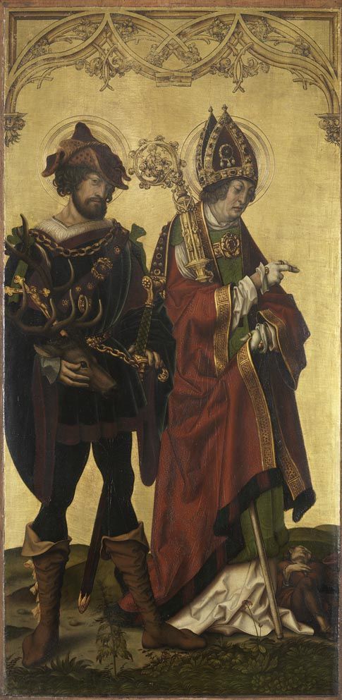 Sigismund Sebastian Altar: Saints Eustace and Valentine, 1505, Hans Burgkmair