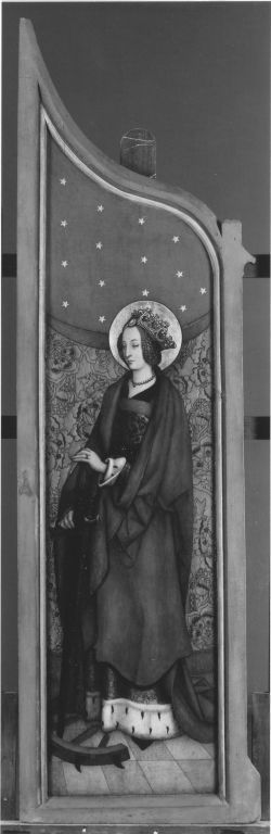 Altarflügel: Hl. Katharina (?), 1520, Hans Burgkmair