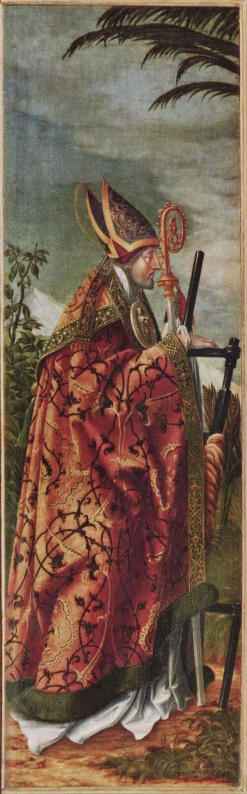 Saint Erasmus, 1518, Hans Burgkmair