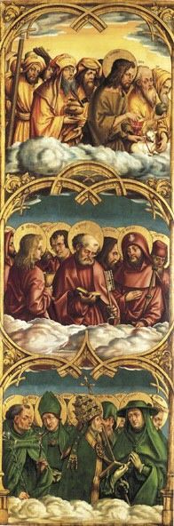 Allerheiligenaltar, linker Flügel: Gestalten der Lauretanischen Litanei, 1507, Hans Burgkmair