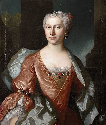 Portrait de femme, 1729, Henri Millot