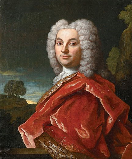Portrait d’homme, 1729, Henri Millot